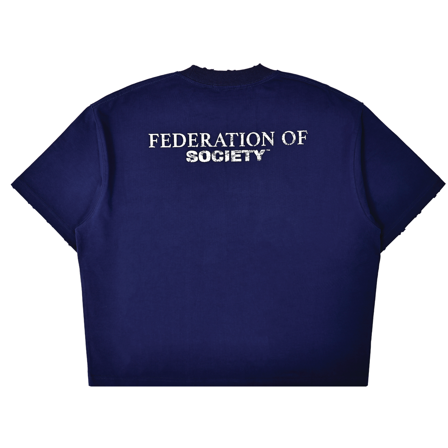 SOCIETY | Flag Tee Navy - SWAGANZ