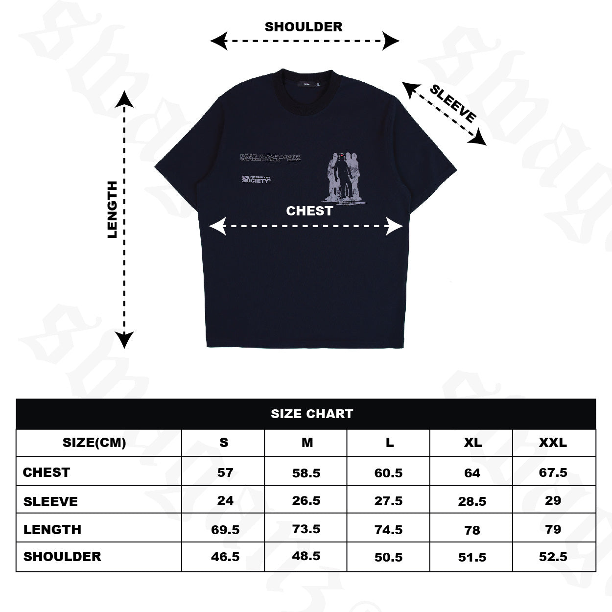 SOCIETY | SS25 Getting' Shot Tee Black