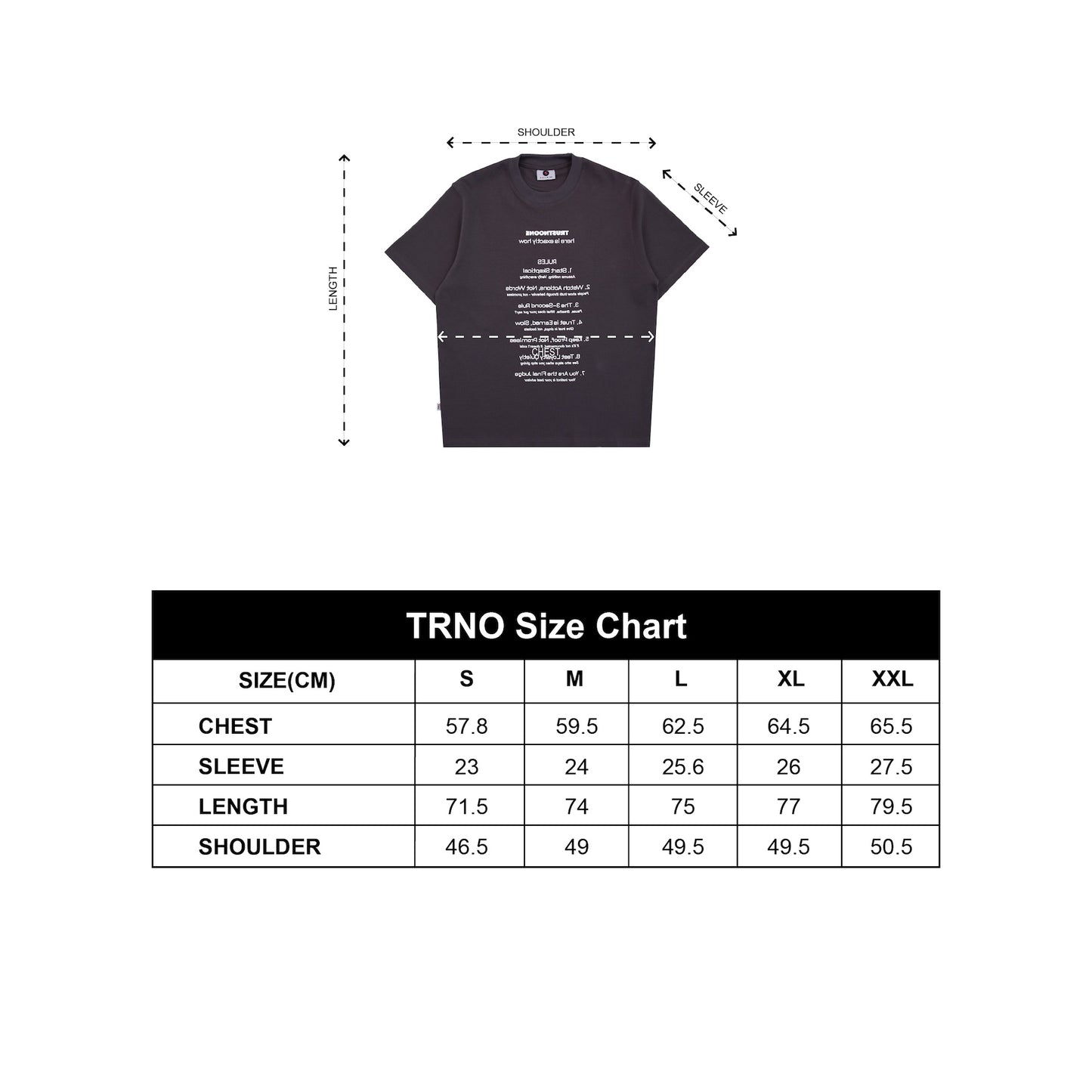 TRNO | Mirrorverse Tee Black