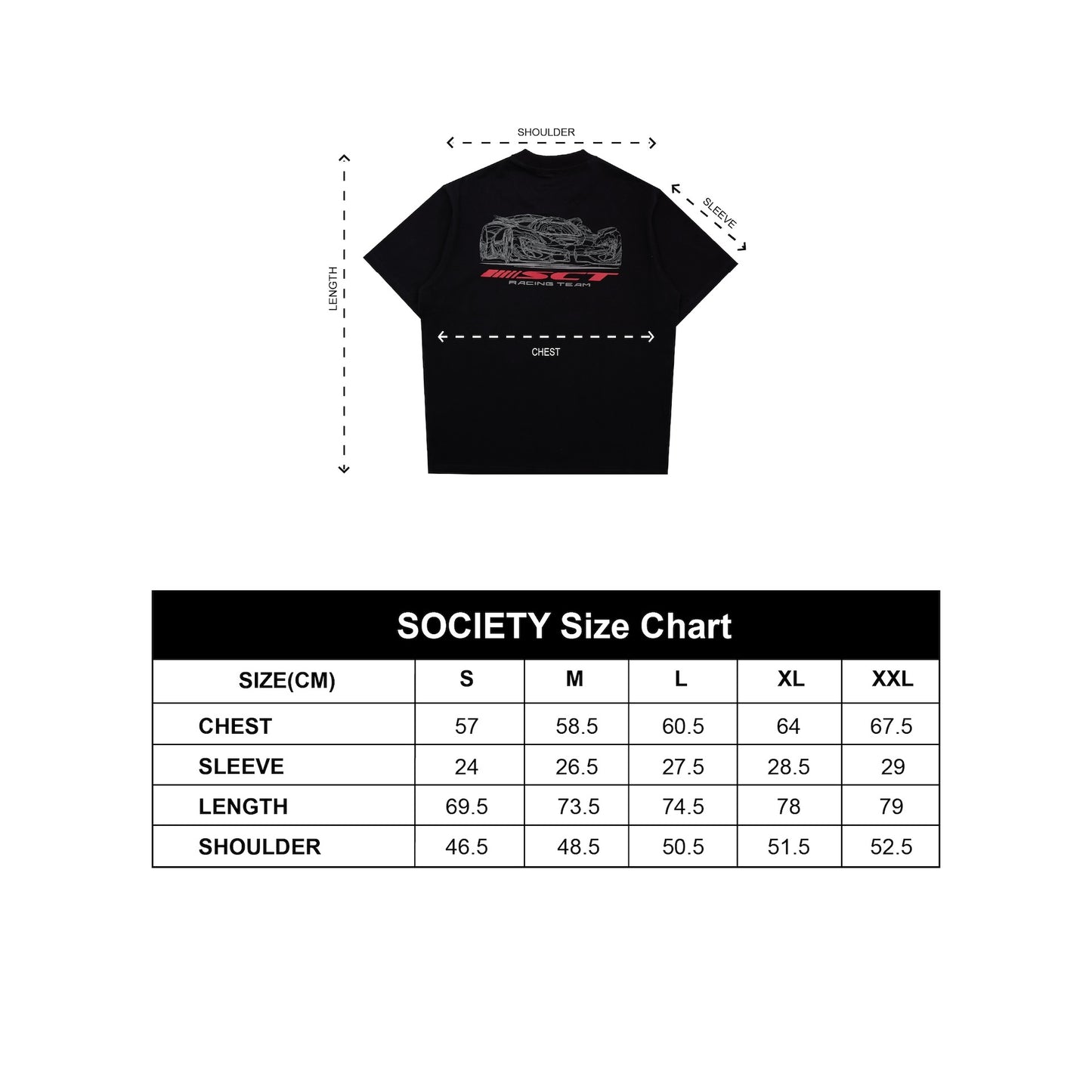 SOCIETY | Blueprint Tee Black