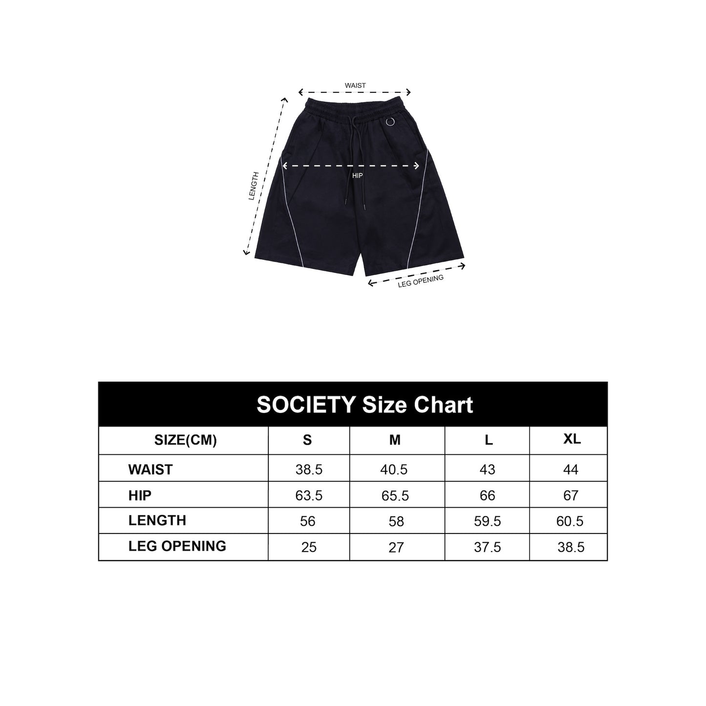SOCIETY | Racer GT Trackpants Black