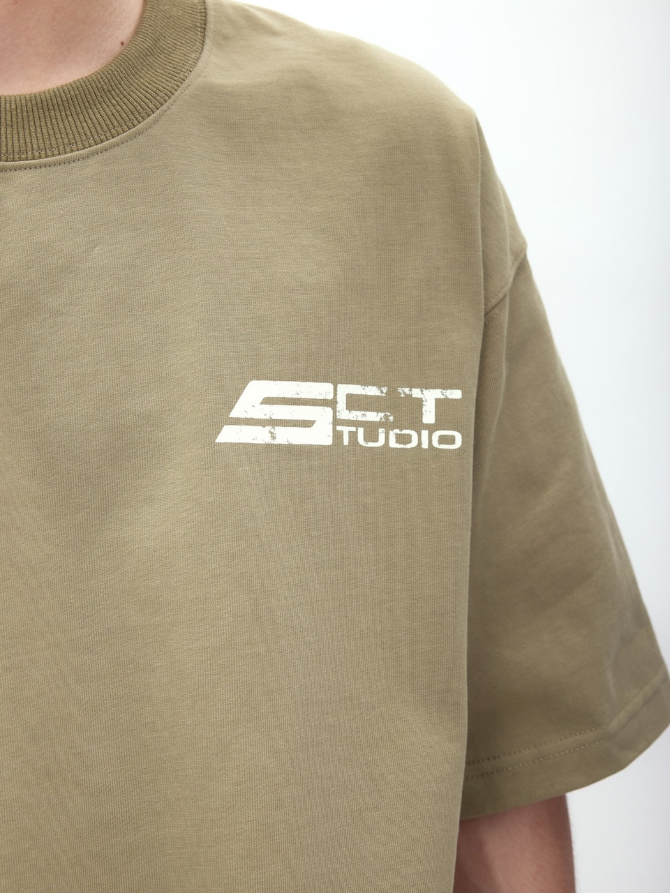 SOCIETY | SS25 Boxy Tee Olive