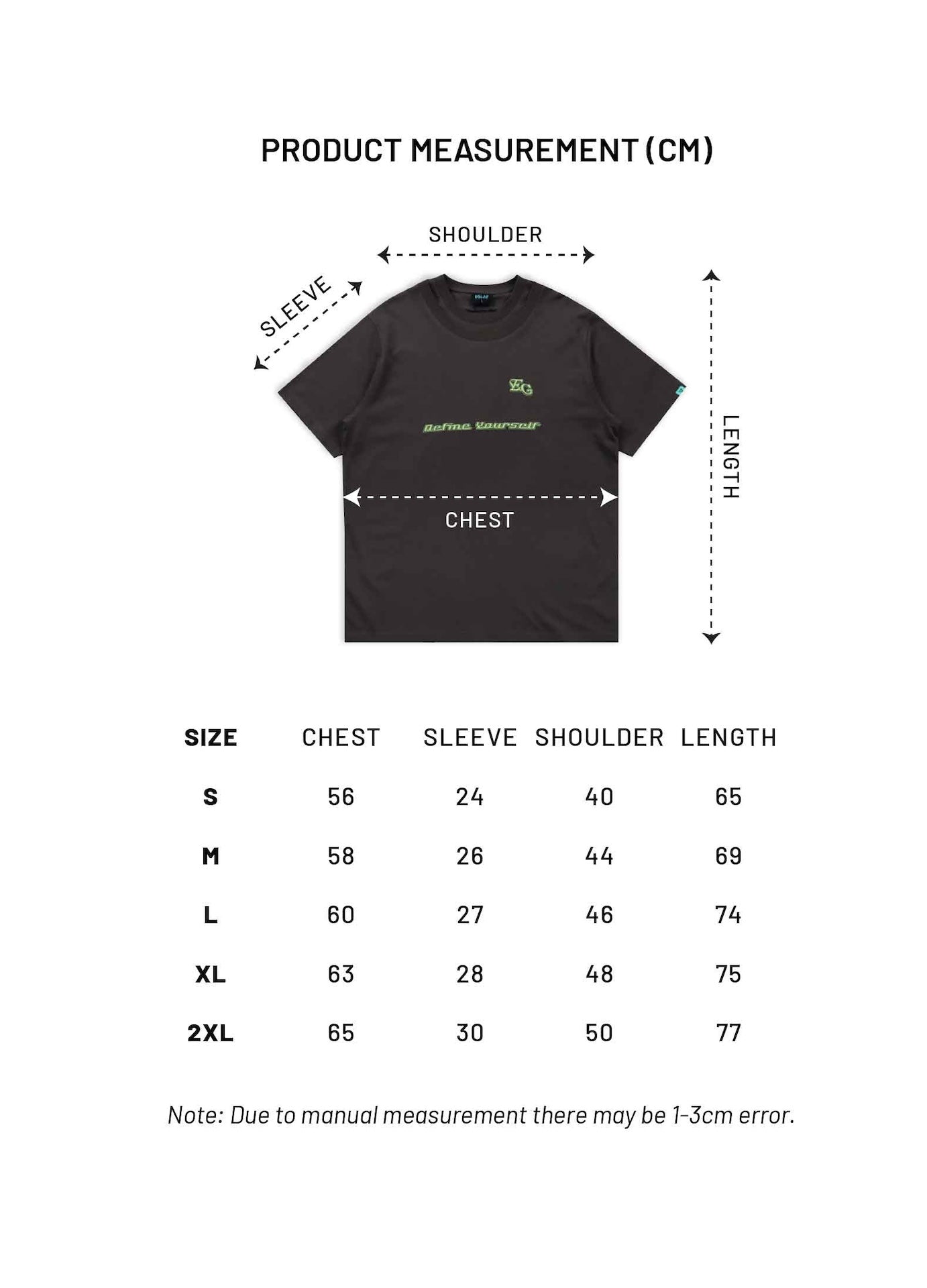 EGLAF | MV Double Collar Tee Dark Grey