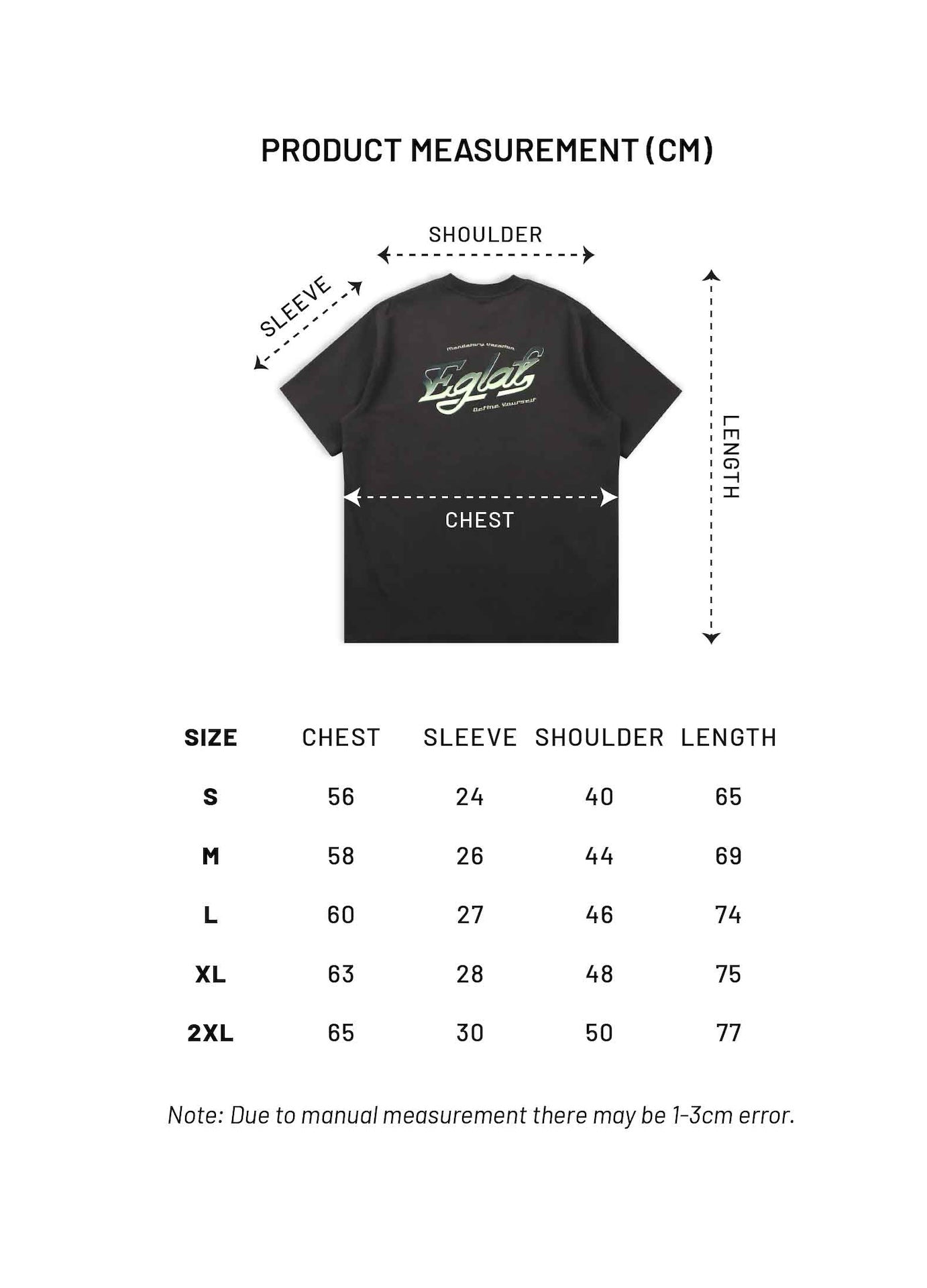 EGLAF | MV Gradient Logo Tee Dark Grey