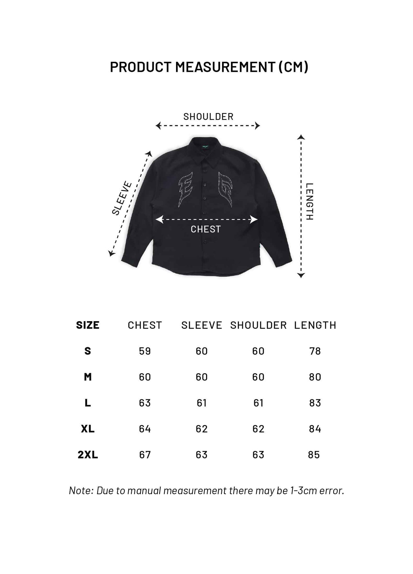 EGLAF | Sculpta EG Silver Rivet Long Sleeve Shirt Black