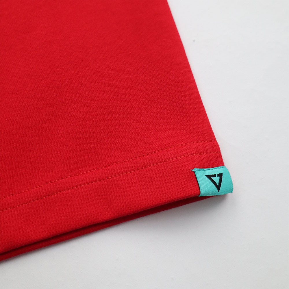 EGLAF | RU Embroidery Stallion Tee Red