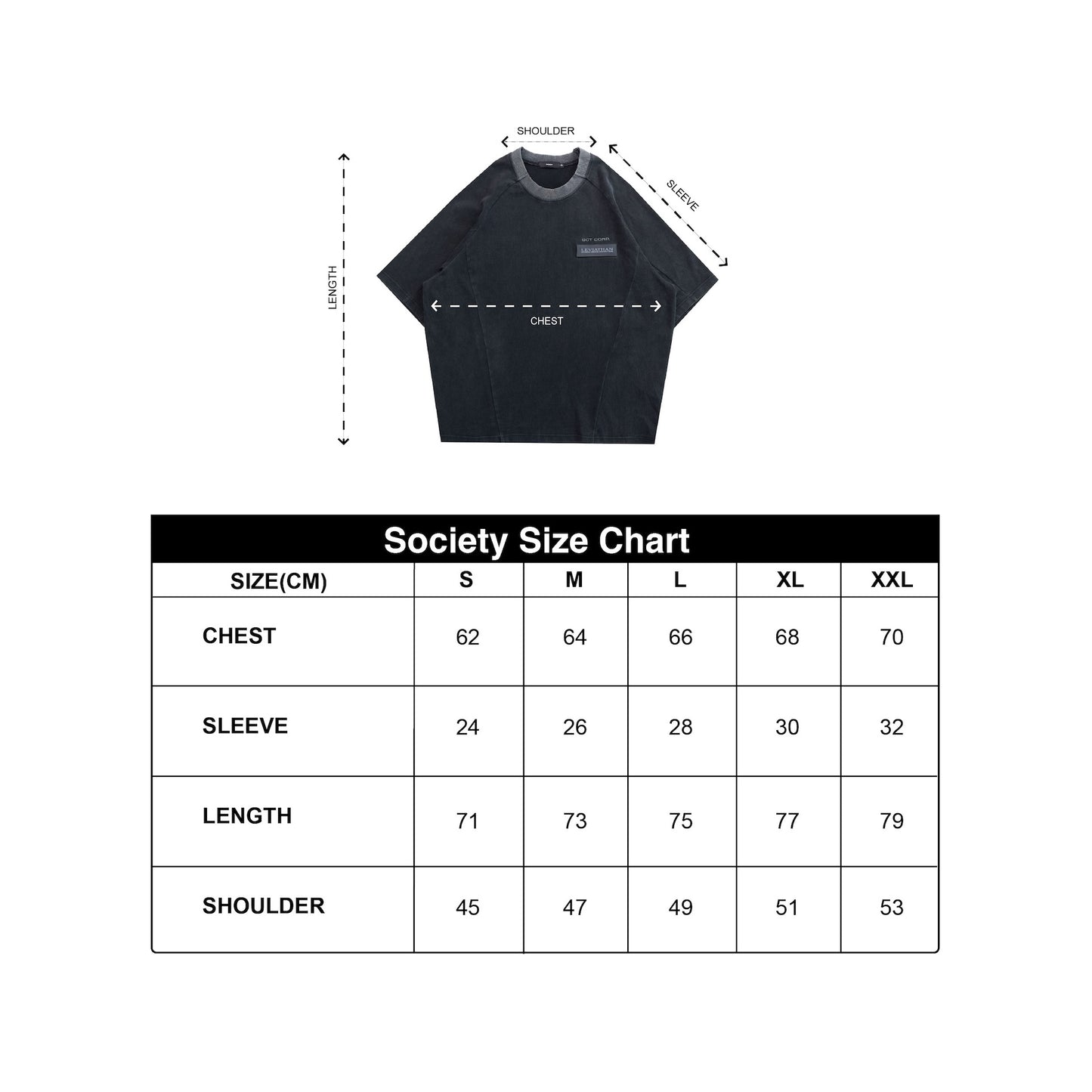 Society | Titus Navigator Boxy Tee Graphite