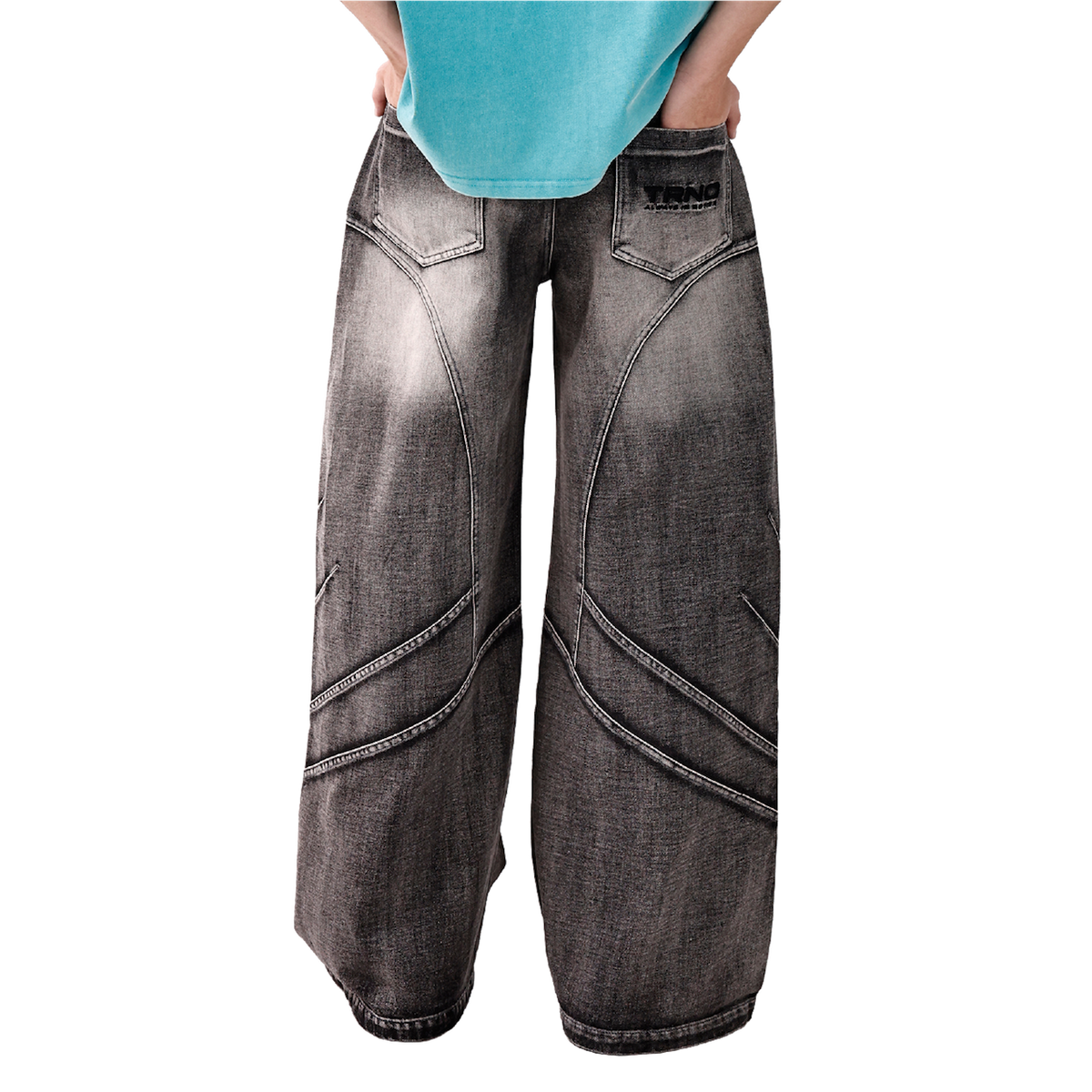 TRNO Arc Denim Pants Black