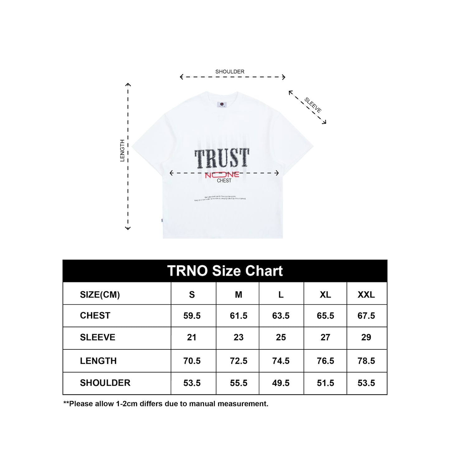 TRNO | Blur Tee White - SWAGANZ