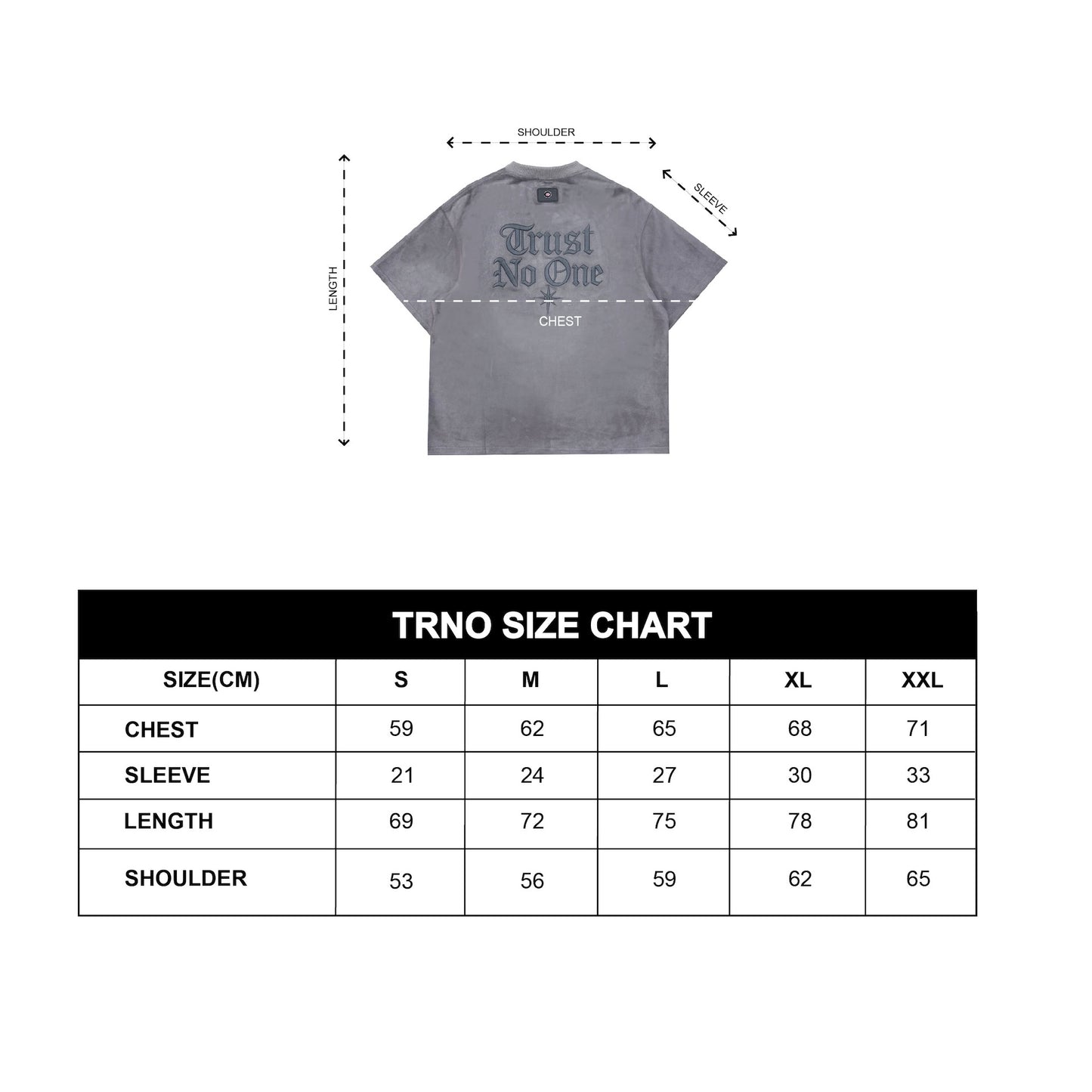 TRNO | Blackout Tee Smoke Grey (Pre-Order Est. 20th May Ship Out) - SWAGANZ