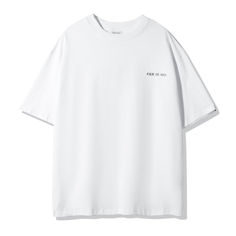 FIER DE MOI | Metaverse Dragon Short Sleeve T-Shirt White