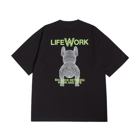 LifeWork | Small Ladok S/S T-Shirt Black