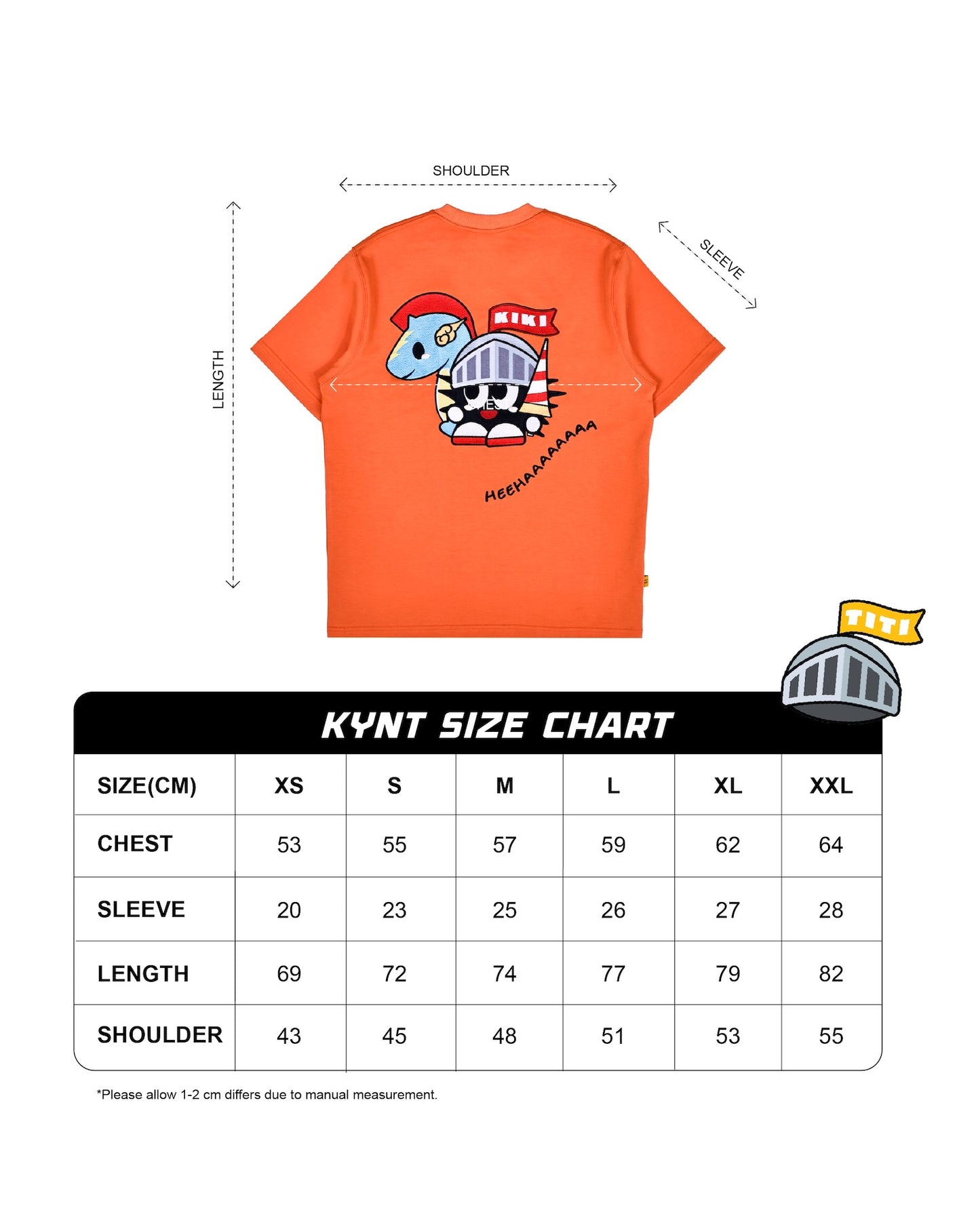 KEYNOTE | Knighty Kiki Tee Orange - SWAGANZ