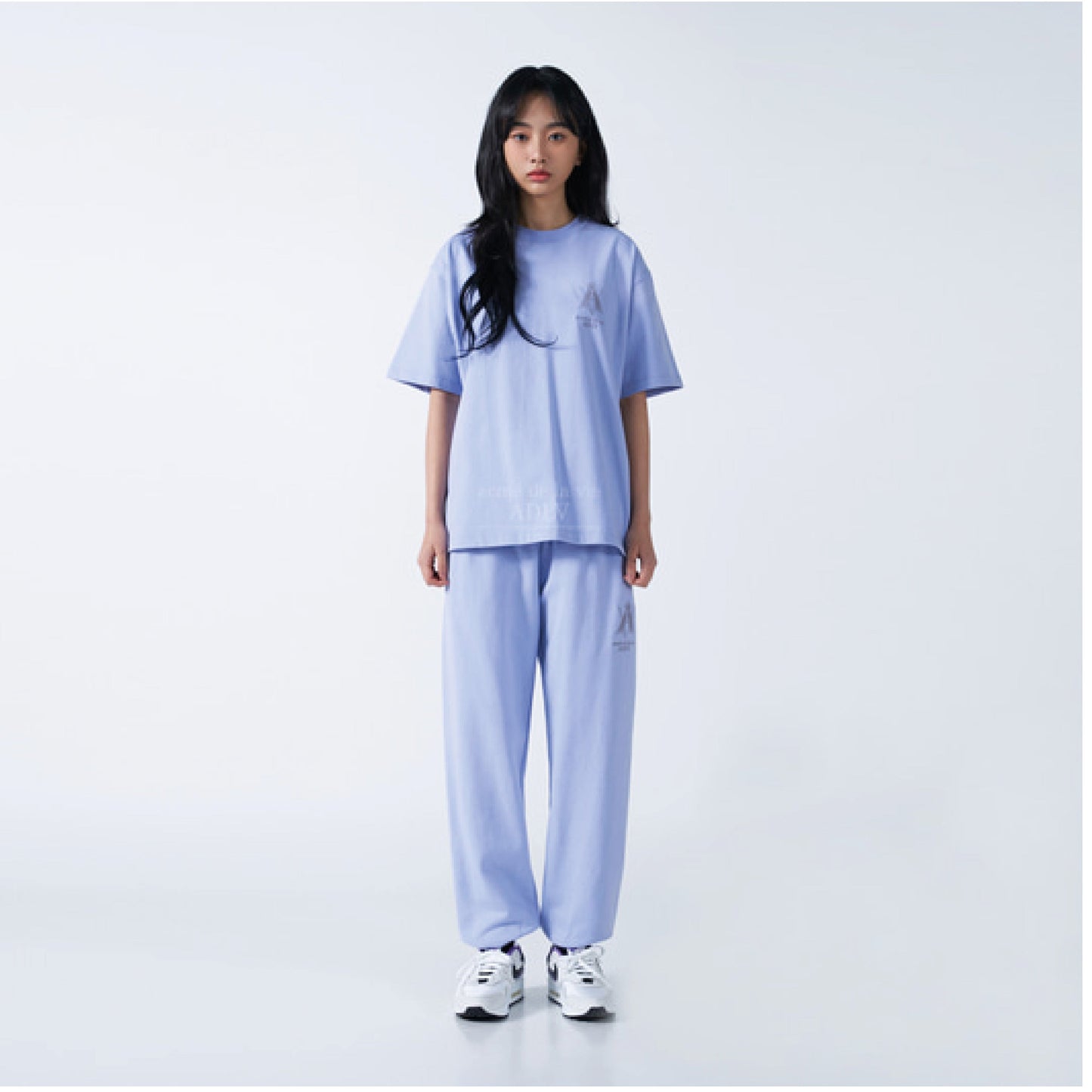 ADLV AV Color Embroidery Logo Short Sleeve T-Shirt (Multi Color)