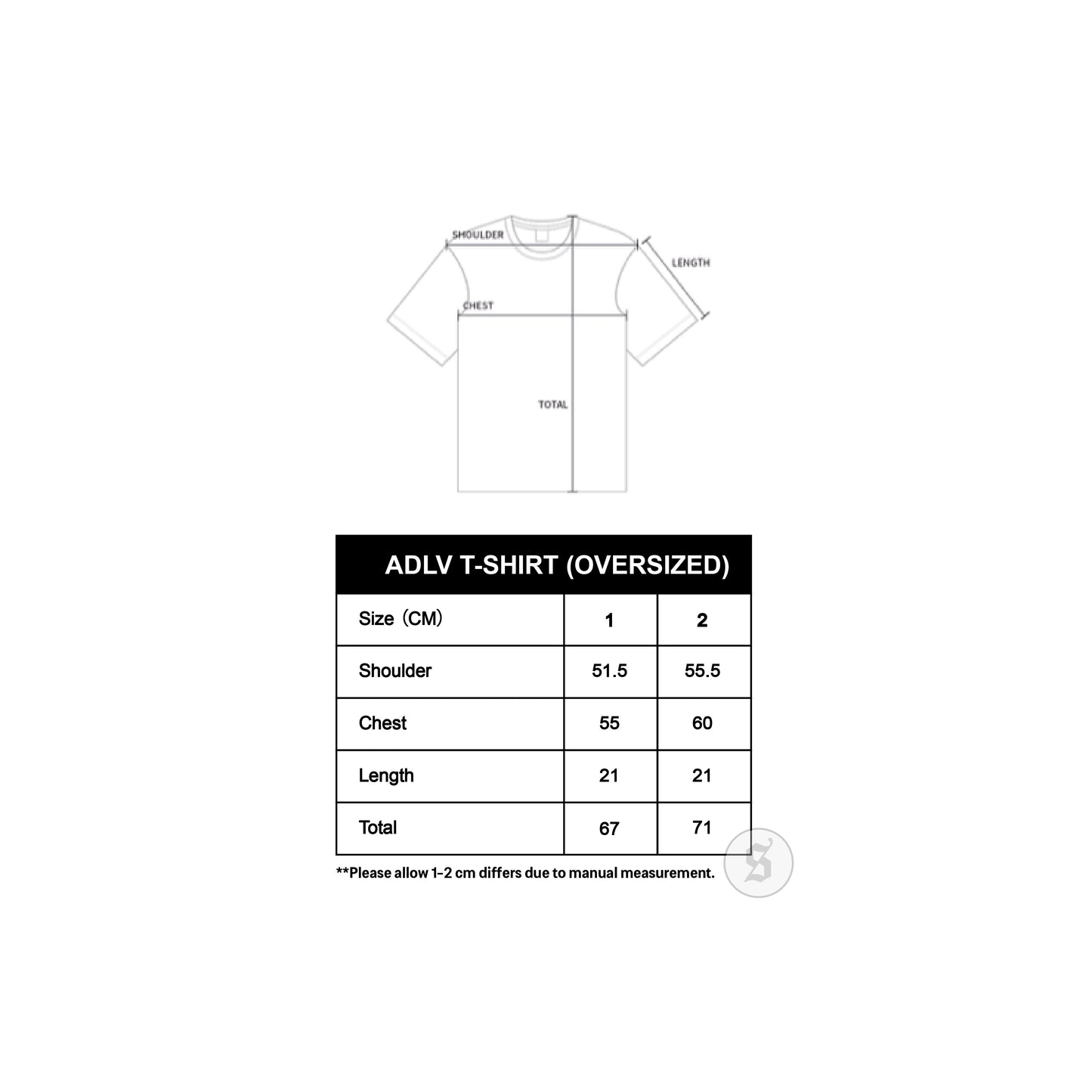 ADLV Background Logo Short Sleeve T-Shirt