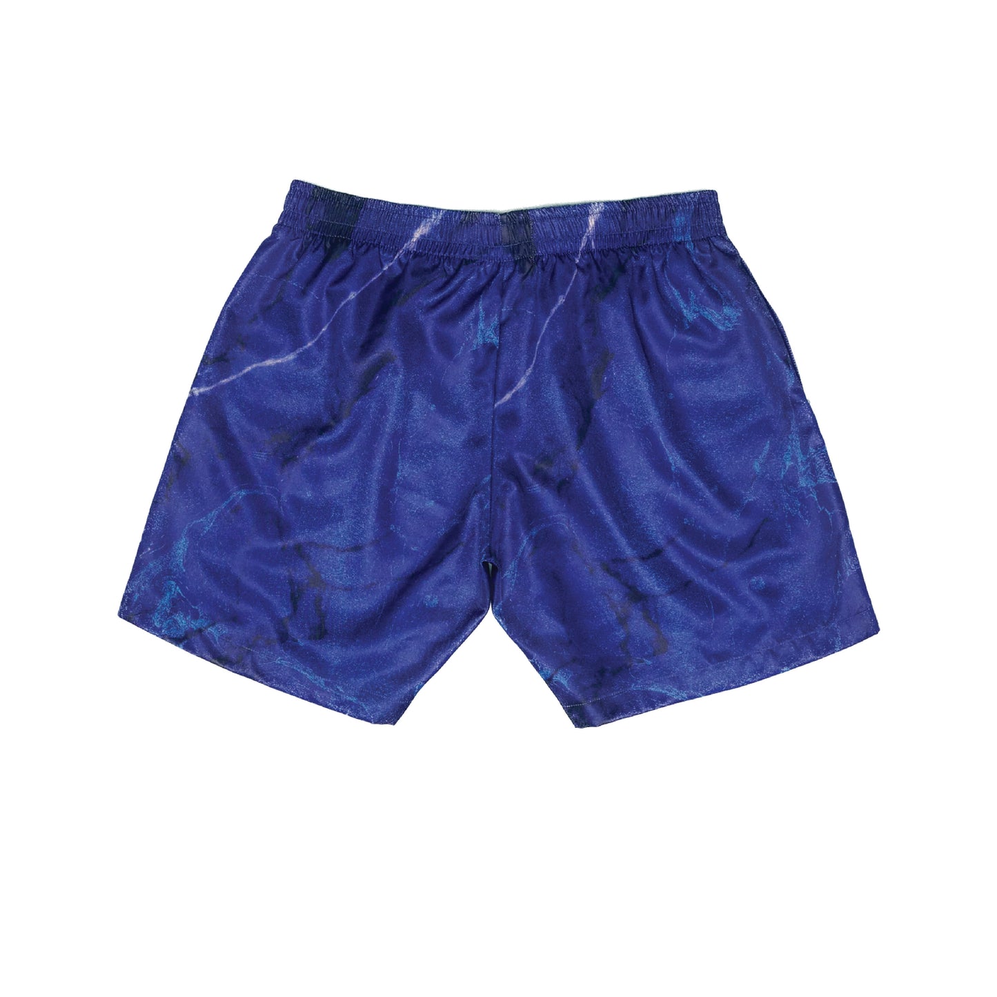 Stoned Blessed | Marble Shorts Blue - SWAGANZ