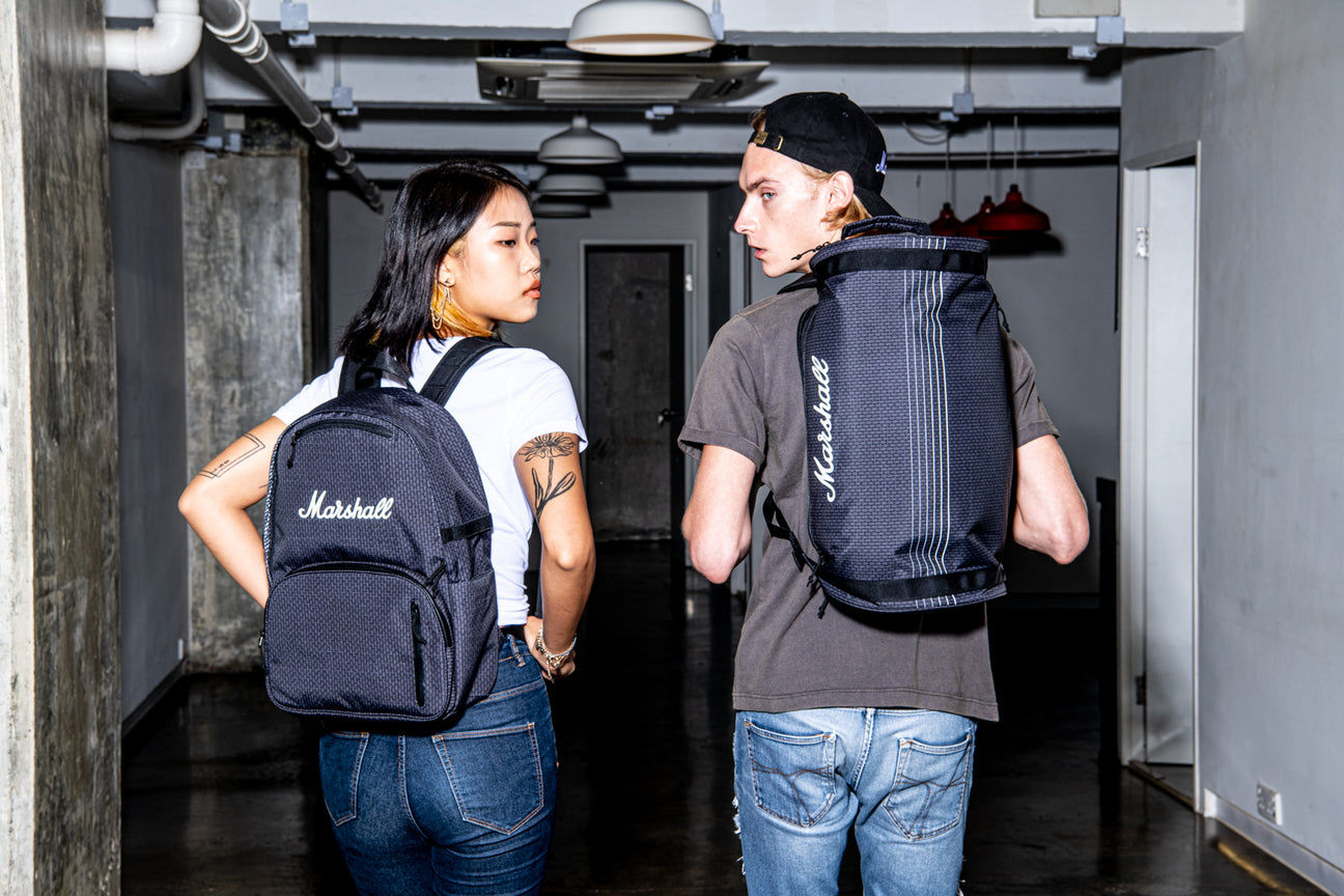 Marshall | Underground Backpack Black/White