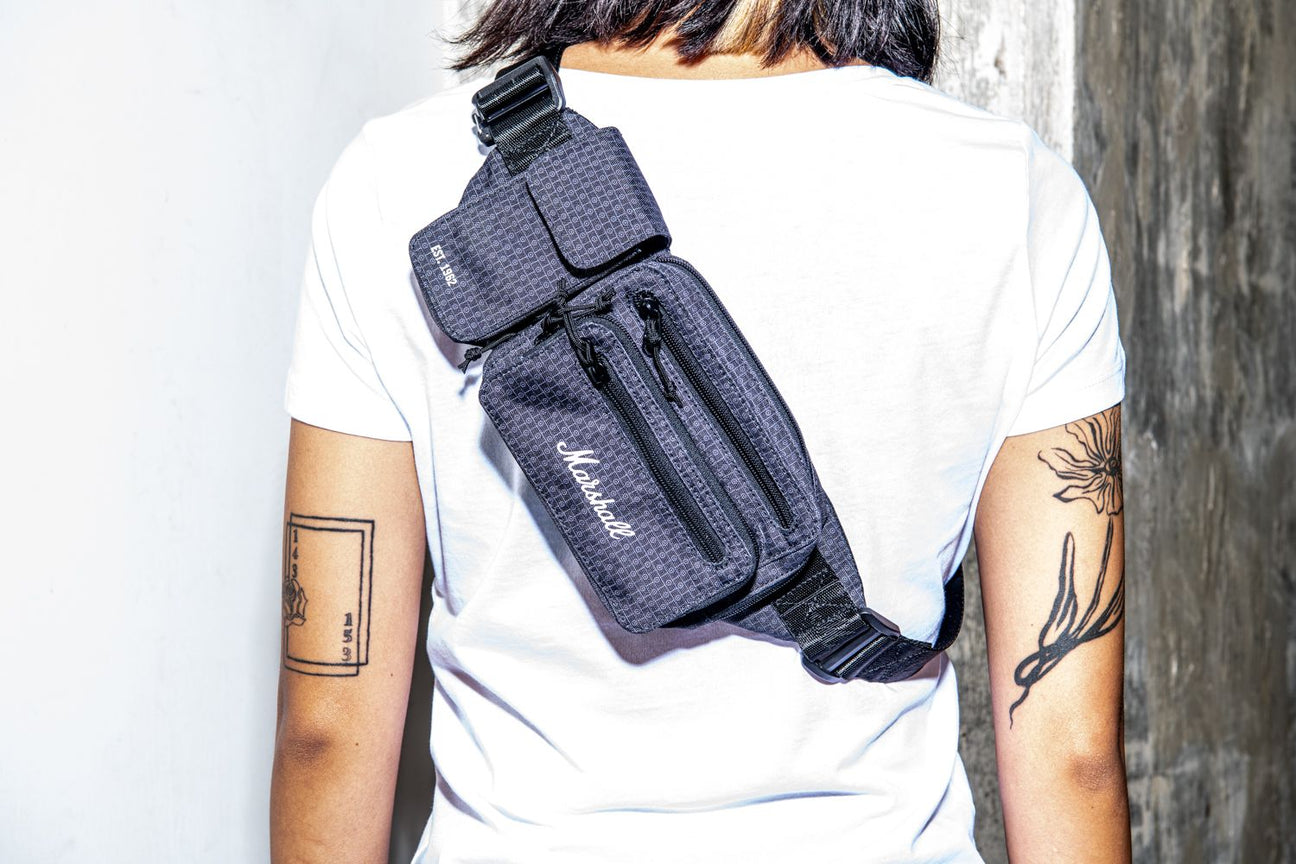 Marshall | Underground Belt Bag in Black/White