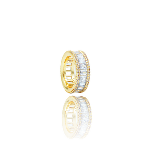 ZeroDegrees | Baguette Band Ring (Gold)
