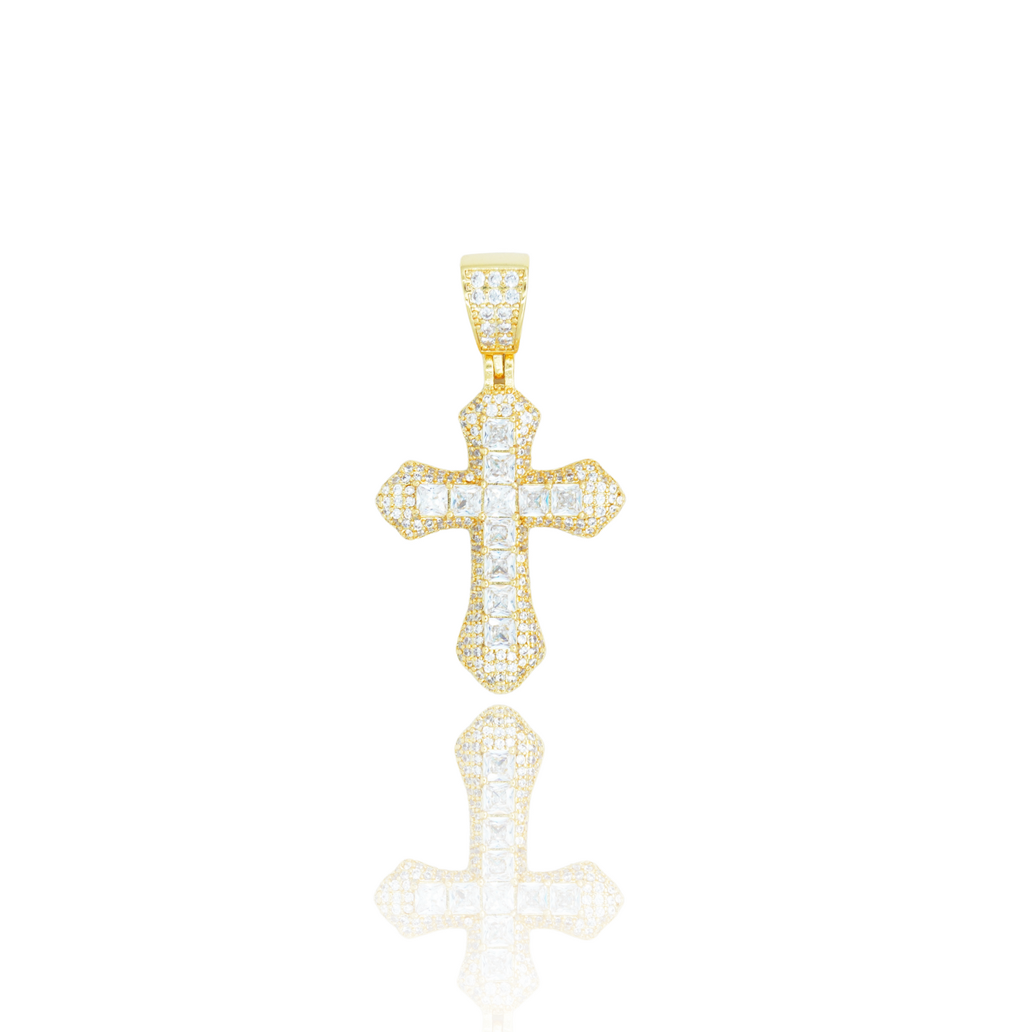 ZeroDegrees | Princess Cut Cross Pendant