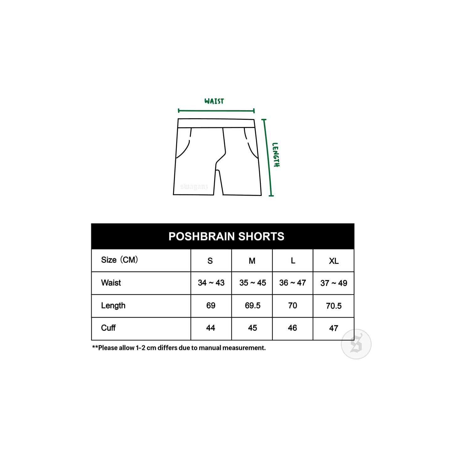 Poshbrain | Untity Short (Blue/Pink)