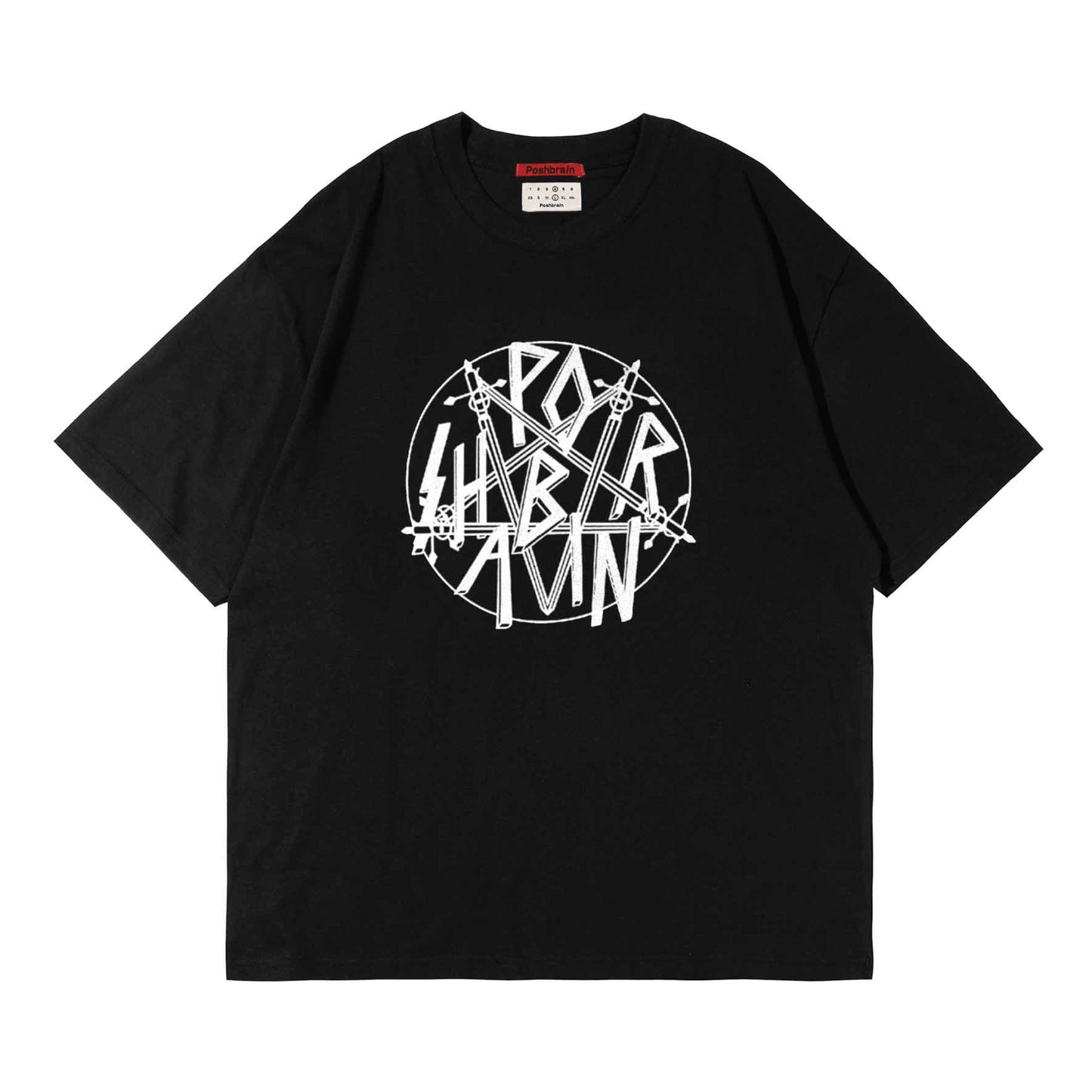 Poshbrain | No Mercy Tee - SWAGANZ