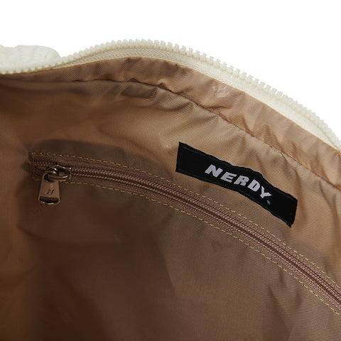 NERDY | Monogram Quality Cross Bag Cream