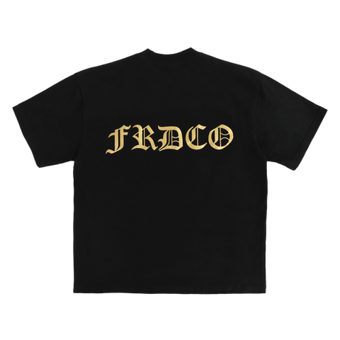 FRDCO | Gold Logo Tee Black