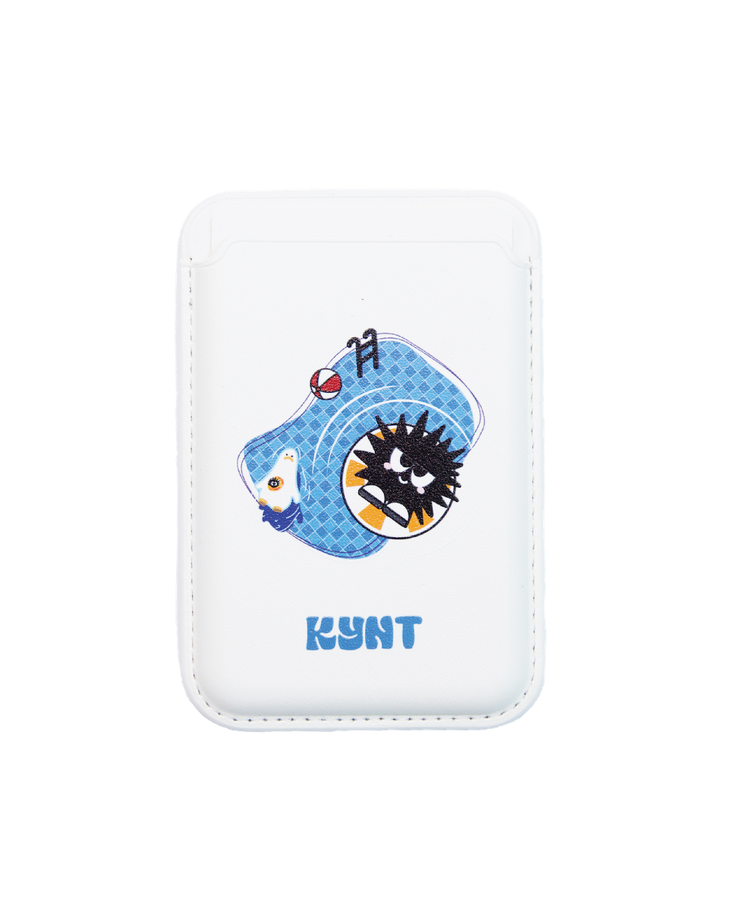 KEYNOTE | Floting Into Summer Snap-On Wallet White