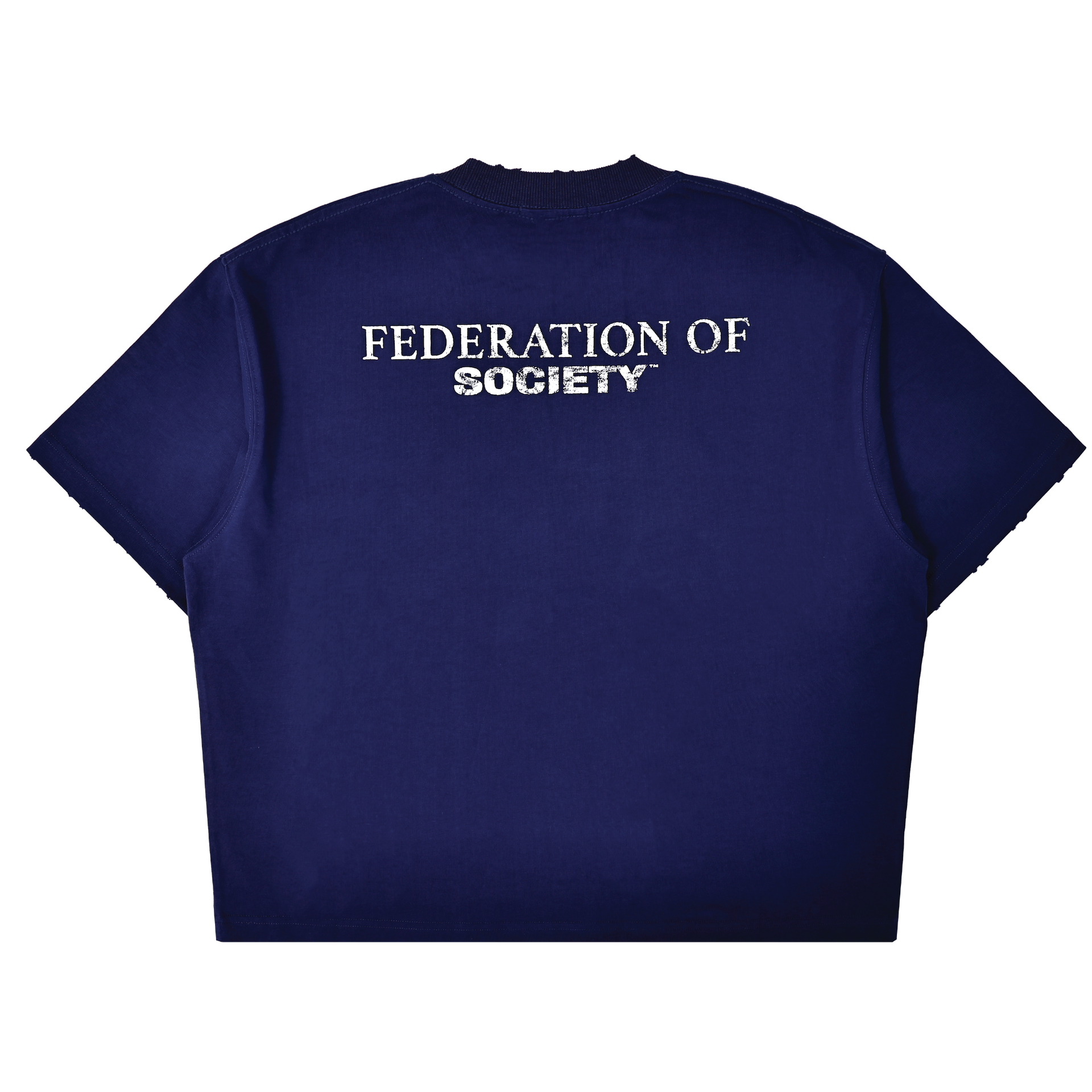 SOCIETY | Flag Tee Navy - SWAGANZ