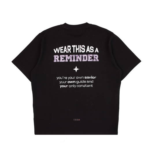 TRNO | Remind Tee Black