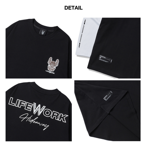 LifeWork | Radok Layered L/S T-Shirt Black