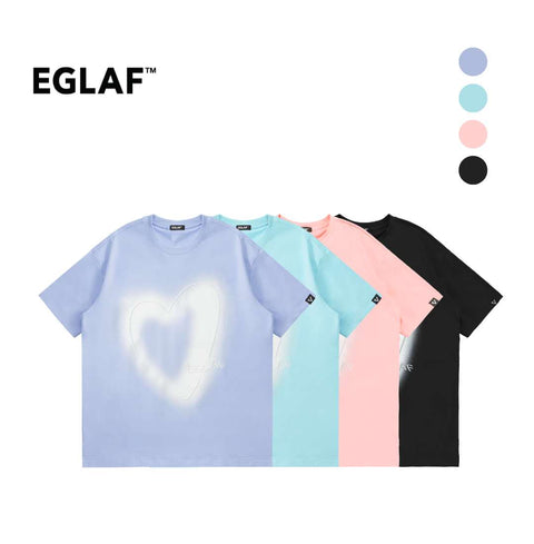 EGLAF | Reflective Love Oversize T-Shirt