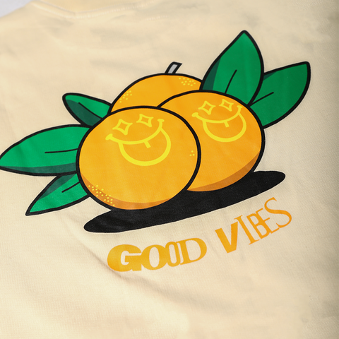 Good Vibes | Fruits Tee Beige