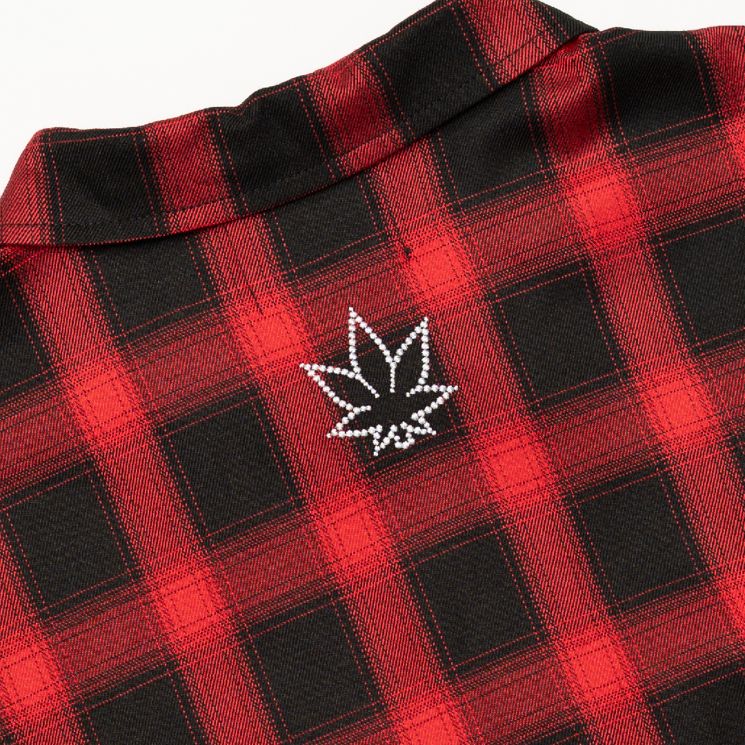 STONED | Pearl Flannel Red - SWAGANZ
