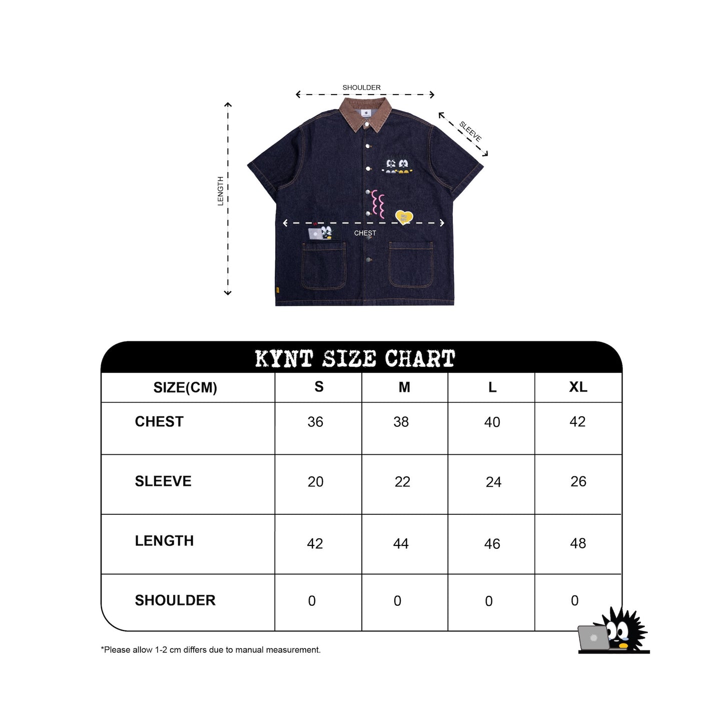 KEYNOTE | Workaholic Pocket Schedule Shirt Navy