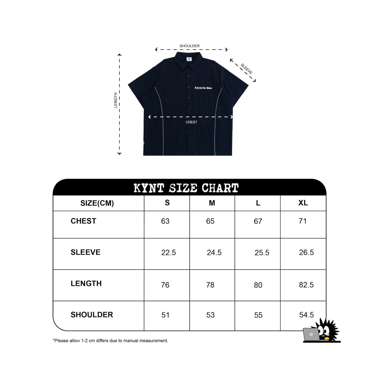 KEYNOTE | Workaholic Office Hour Shirt Black