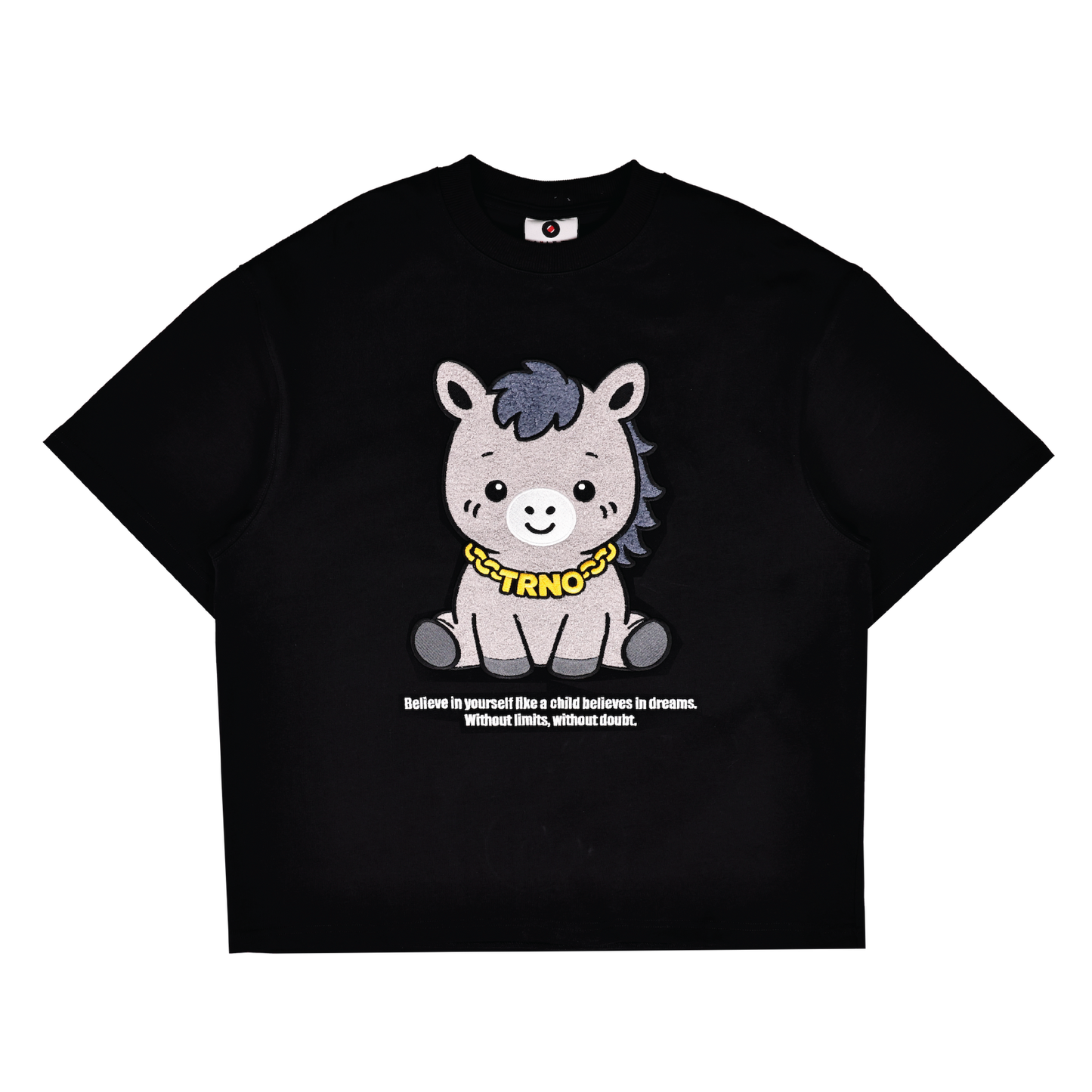 TRNO | Hip Hop Pony Tee Black