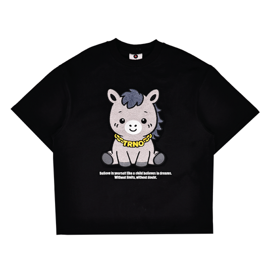 TRNO | Hip Hop Pony Tee Black