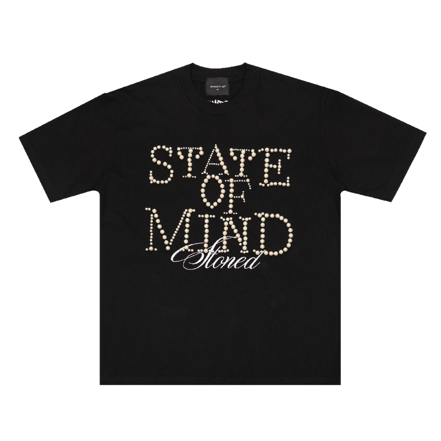 STONED | State Of Mind Tee Black - SWAGANZ