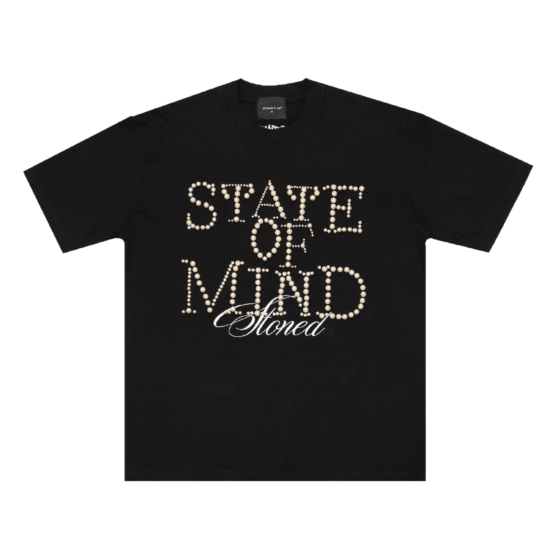 STONED | State Of Mind Tee Black - SWAGANZ