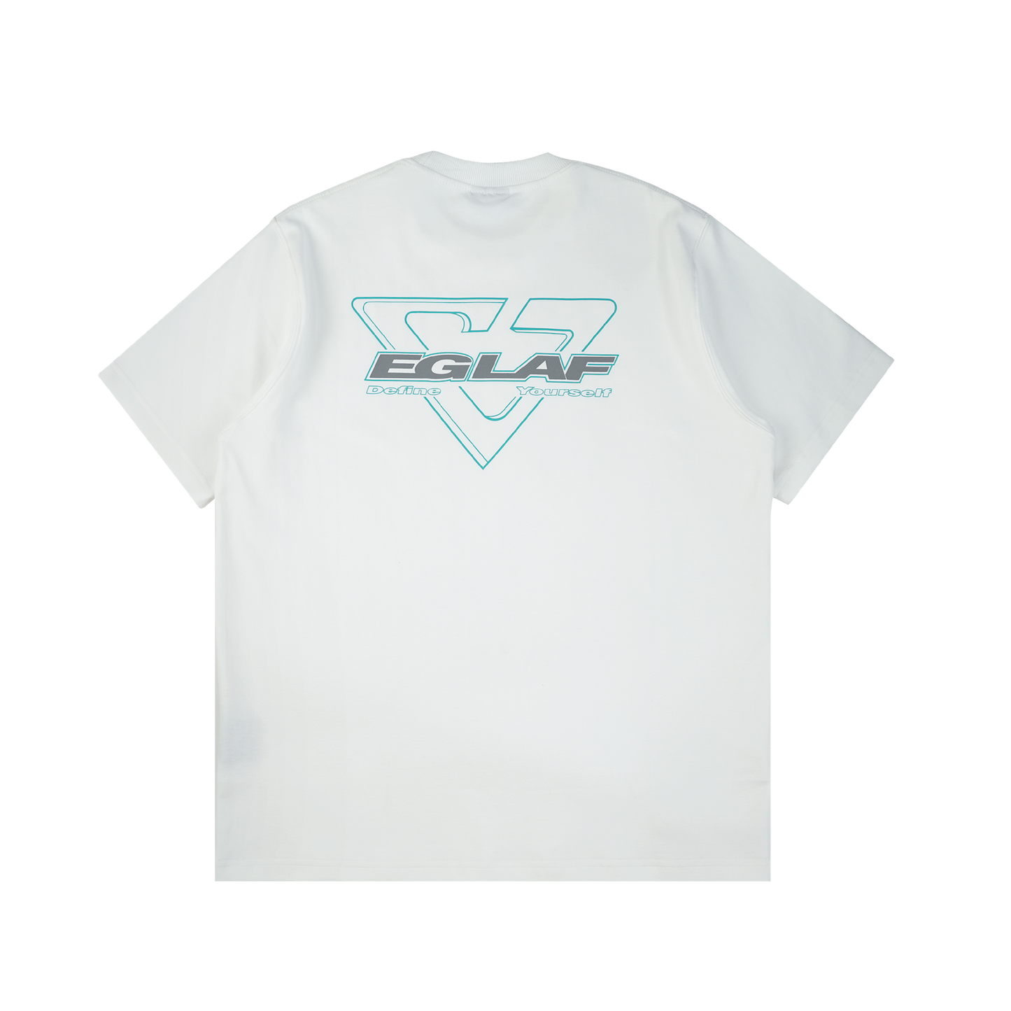 EGLAF | Basic 26 Triangle Logo Tee White - SWAGANZ