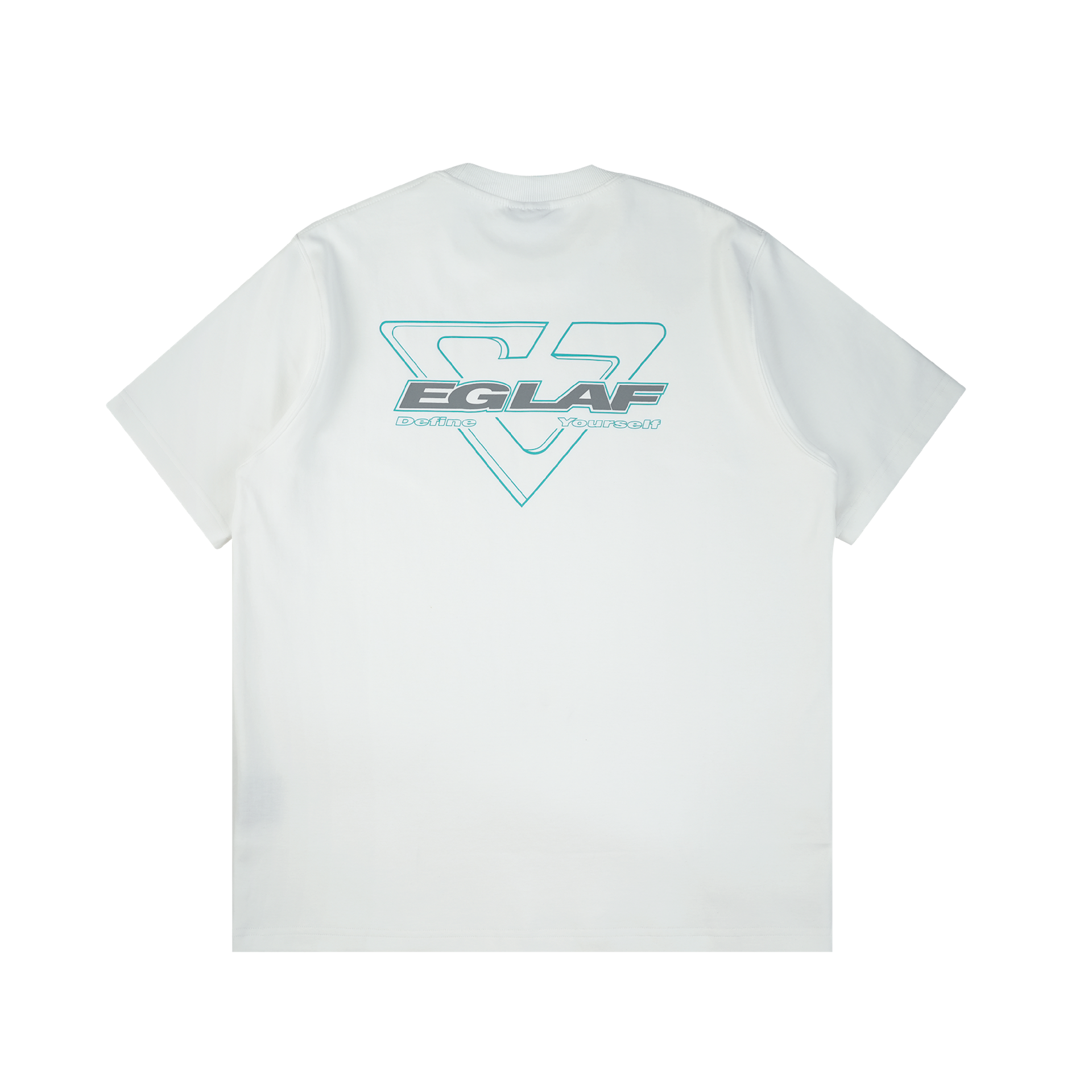 EGLAF | Basic 26 Triangle Logo Tee White - SWAGANZ