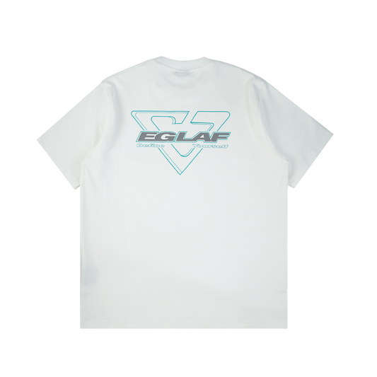 EGLAF | Basic 26 Triangle Logo Tee White