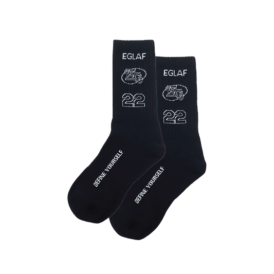 EGLAF | Sculpta Black Socks Long