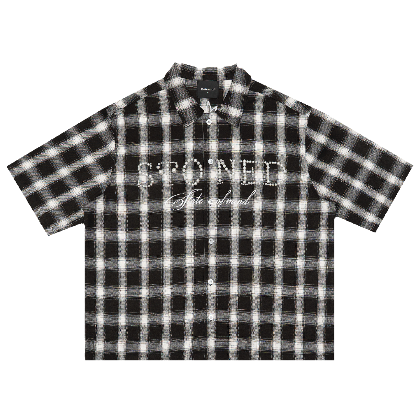 STONED | Pearl Flannel Black - SWAGANZ