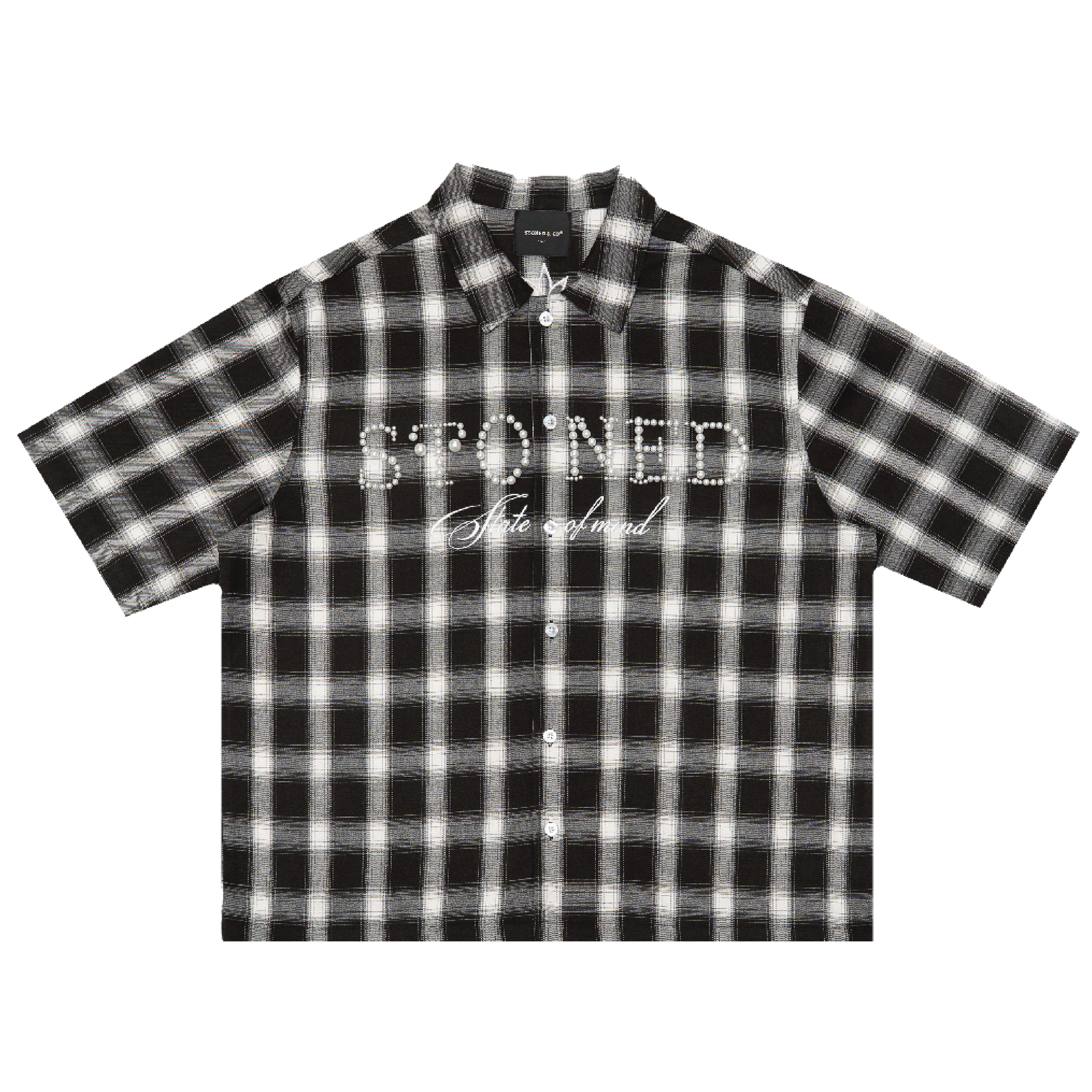STONED | Pearl Flannel Black - SWAGANZ
