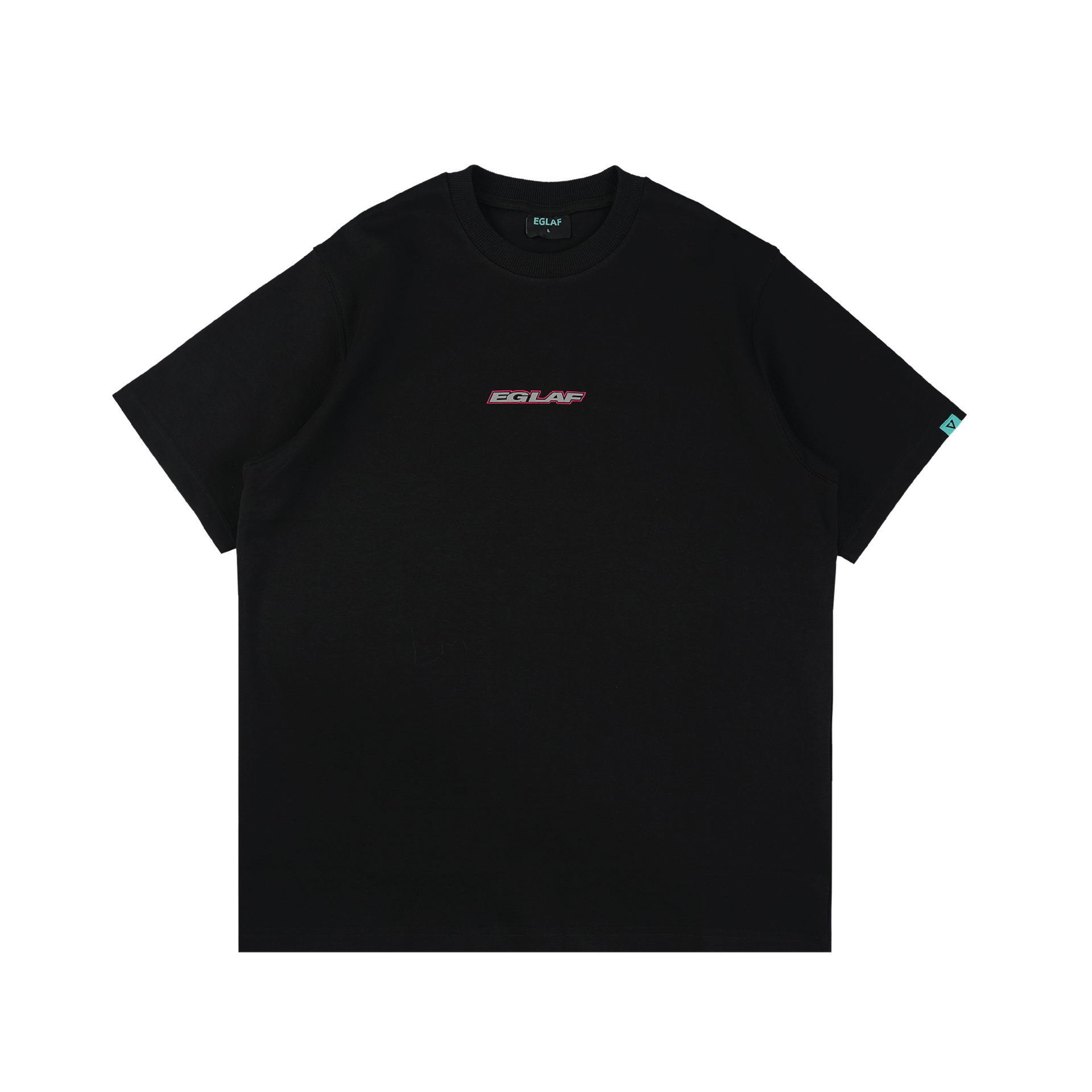EGLAF | Basic 26 Triangle Logo Tee Black - SWAGANZ