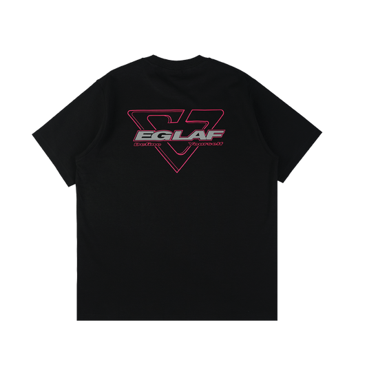 EGLAF | Basic 26 Triangle Logo Tee Black - SWAGANZ
