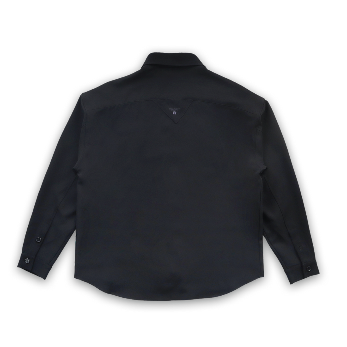 EGLAF | Sculpta EG Silver Rivet Long Sleeve Shirt Black